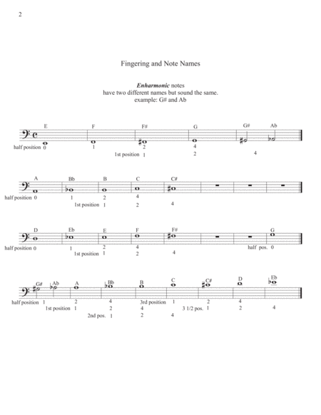 The Concise String Method Double Bass Book 2 Page 2