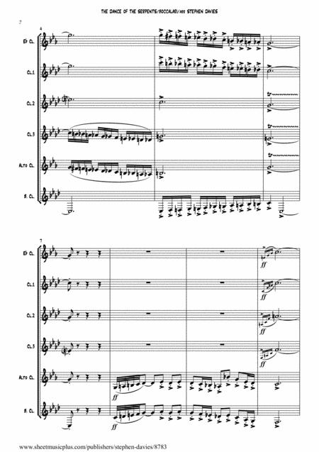 The Dance Of The Serpents By Edoardo Boccalari Arranged For Clarinet Sextet By Stephen Davies Page 2