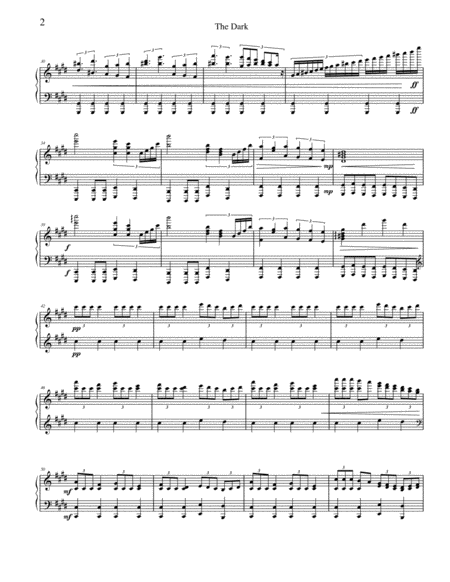 The Dark New Age Piano Solo By Chas Hathaway Page 2
