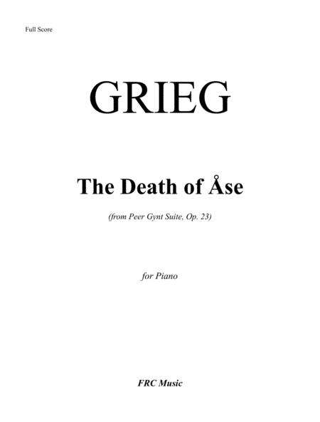 The Death Of Ase From Peer Gynt Suite No 1 Op 46 For Piano Solo Page 2