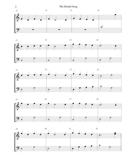 The Dreidel Song I Have A Little Dreidel For 3 Octave Handbell Choir Page 2