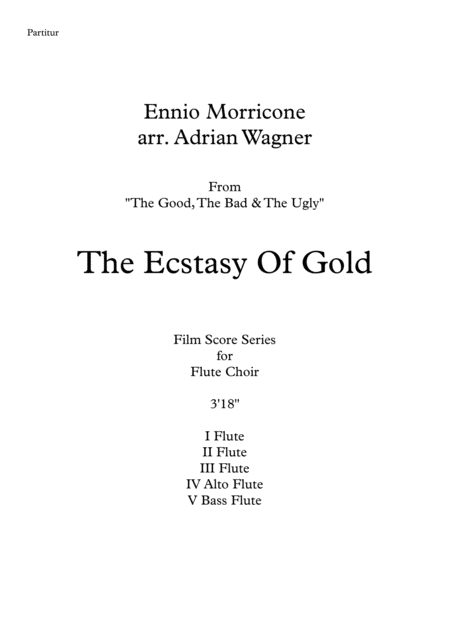 The Ecstasy Of Gold Ennio Morricone Flute Choir Arr Adrian Wagner Page 2