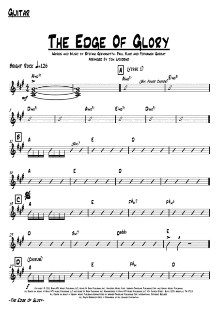 The Edge Of Glory 7 Piece Horn Chart Page 2