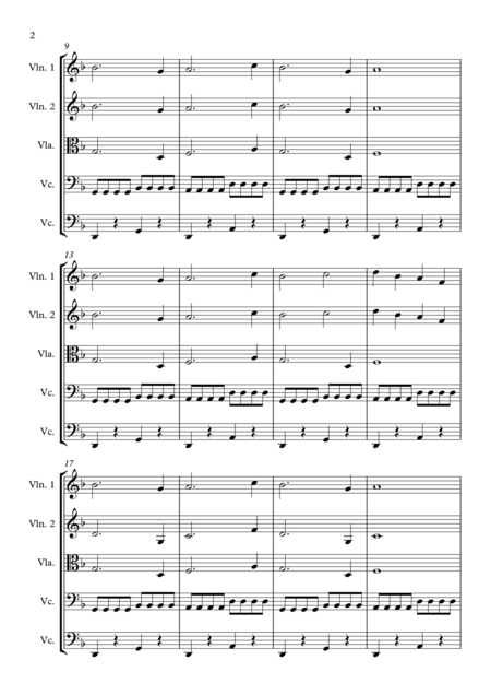 The End String Quintet Violin 1 2 Viola Cello 1 2 Page 2