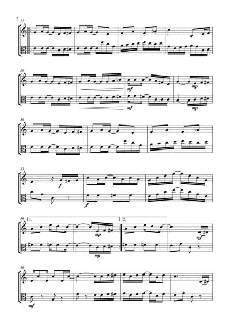 The Entertainer Duet For Violin And Viola Page 2