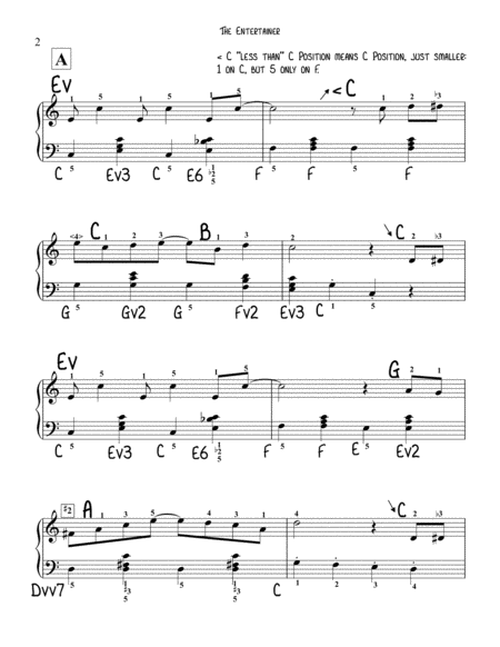 The Entertainer Intermediate Level Page 2