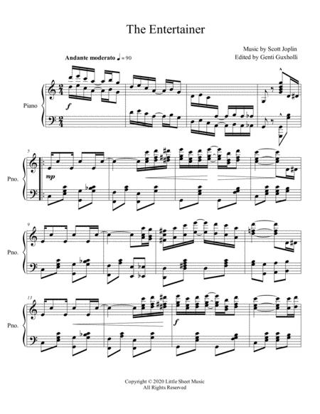 The Entertainer Piano Solo Page 2