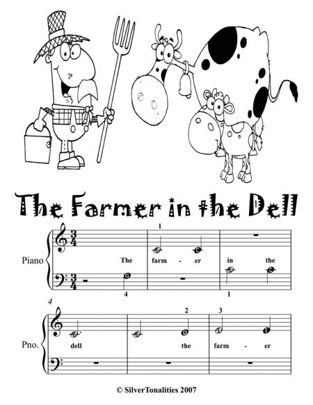 The Farmer In The Del Beginner Piano Sheet Music Page 2