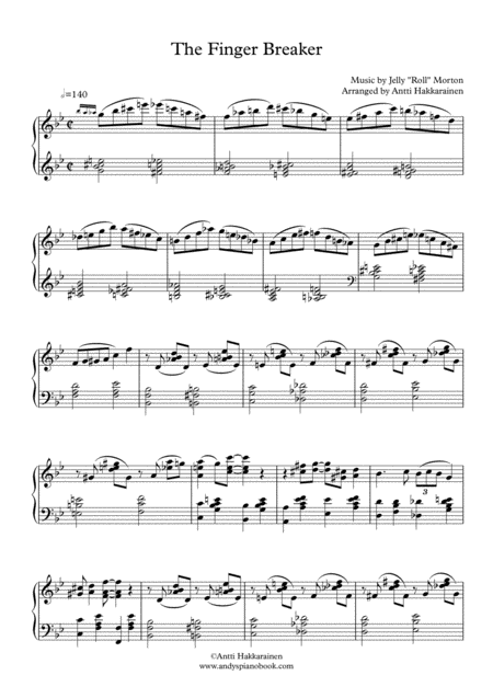 The Finger Breaker Piano Page 2