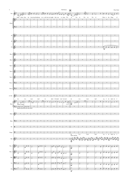 The First Noel Female Vocal Choir And Pops Orchestra Key Of Bb Page 2