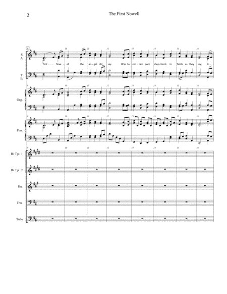 The First Noel Instrumental Pack Companion Product To The First Noel Satb And Piano Page 2