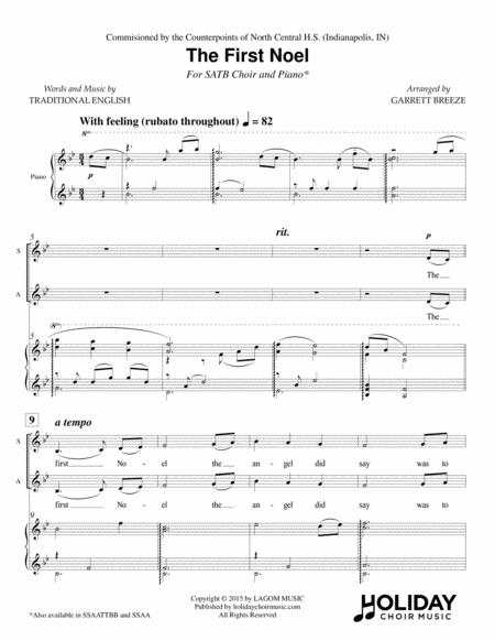 The First Noel Satb Page 2