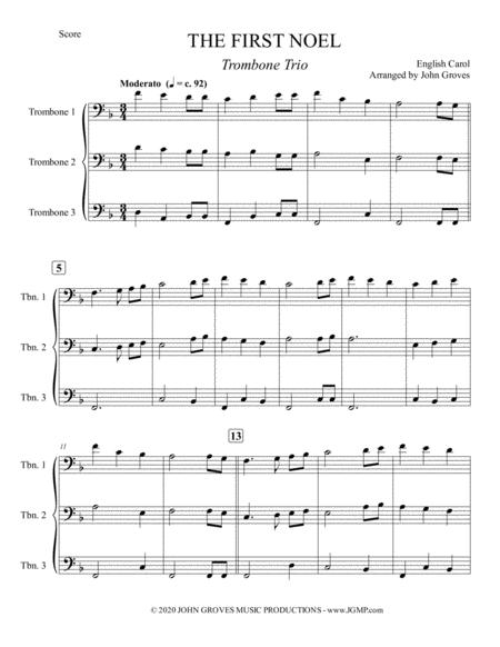 The First Noel Trombone Trio Page 2