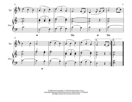 The First Noel Trumpet And Piano Page 2