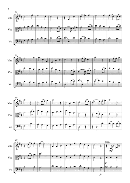 The First Nowell For String Trio Page 2