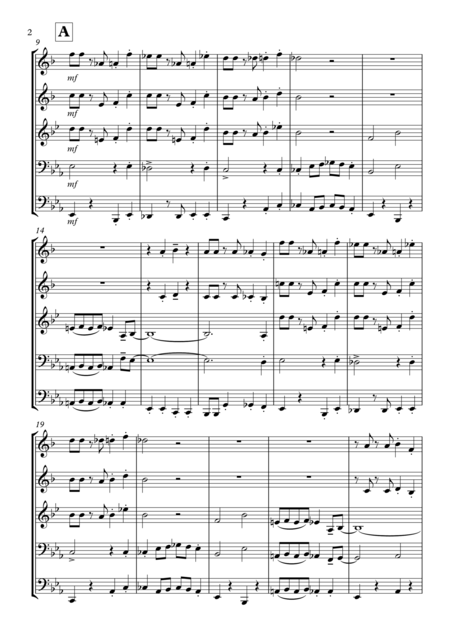 The Flappers Ball 1920s Style Brass Quintet Page 2