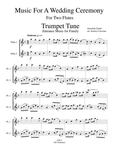 The Flutists Wedding Book Page 2