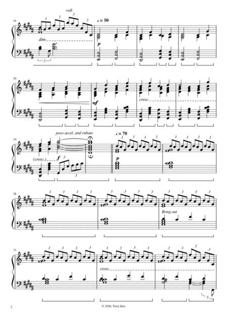 The Forgotten Temple In The Woods Piano Solo Page 2