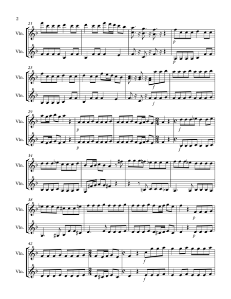 The Four Seasons Autumn Mov 1 Violin Duet Page 2