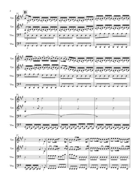 The Four Seasons Spring Brass Quartet Page 2