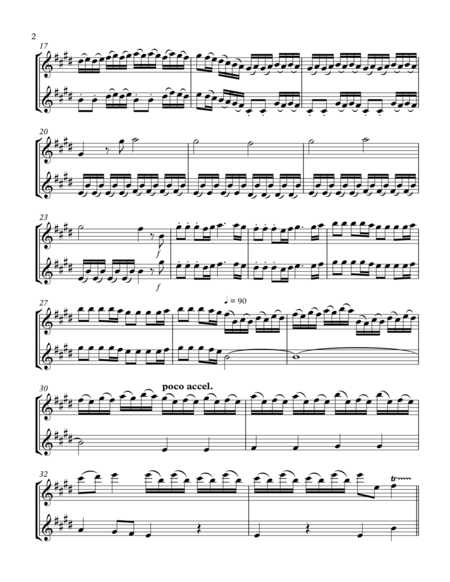 The Four Seasons Spring Flute Duet Page 2