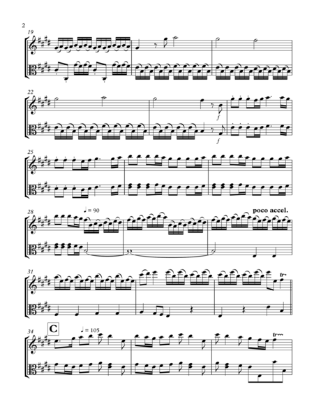 The Four Seasons Spring Violin Viola Duet Page 2