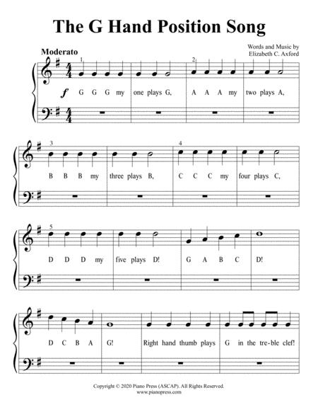 The G Hand Position Song Page 2