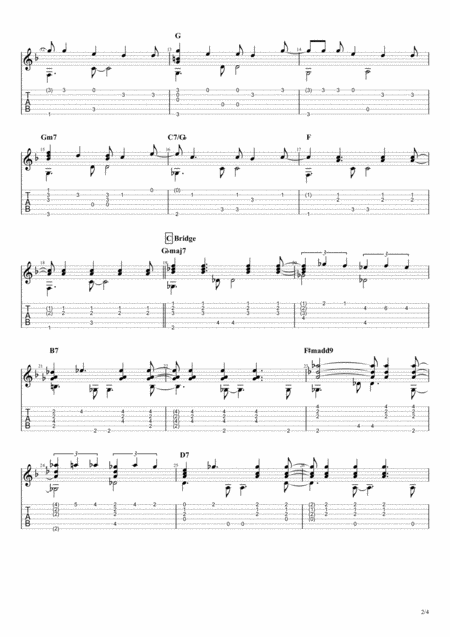 The Girl From Ipanema Jobim For Solo Fingerstyle Page 2