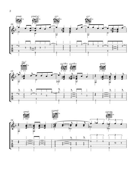 The Girl From Ipanema Solo Guitar Page 2