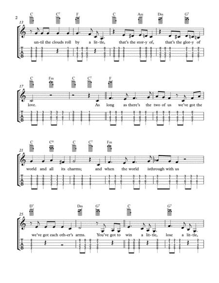 The Glory Of Love Arranged For Ukulele Page 2