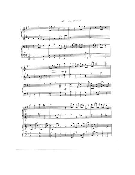 The Glory Of Love Piano Duet Page 2