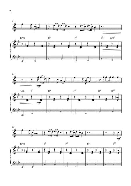 The Glory Of Love Tenor Saxophone Solo And Piano Accompaniment With Chords Page 2
