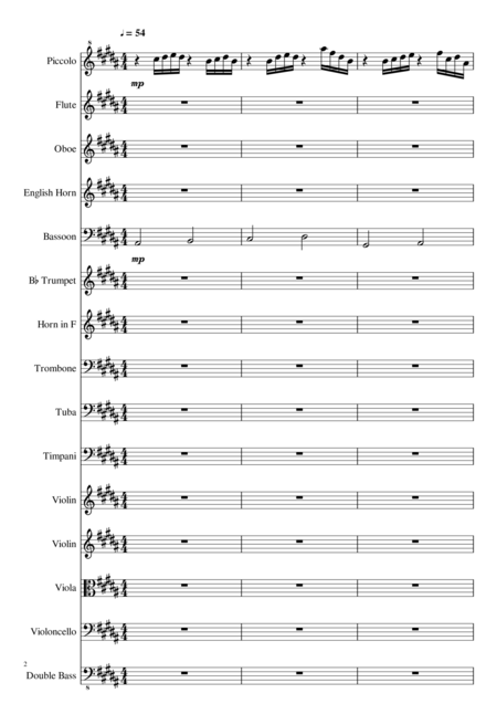 The Glory Song For String Quartet Page 2