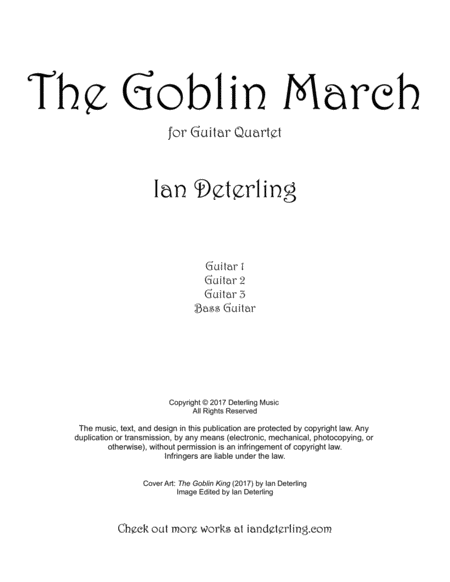 The Goblin March For Guitar Quartet Page 2