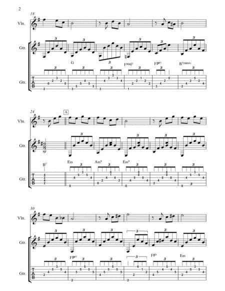 The Godfather Love Theme For Violin And Guitar Page 2