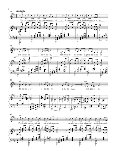 The Godfather Medley For High Voice Piano Page 2