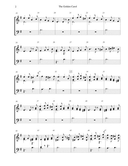 The Golden Carol For 2 Octave Handbell Choir Page 2