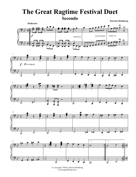 The Great Ragtime Festival Duet Page 2