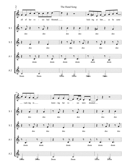 The Hand Song Page 2