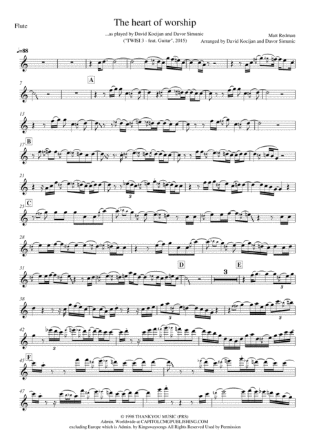 The Heart Of Worship When The Music Fades Guitar Flute Page 2