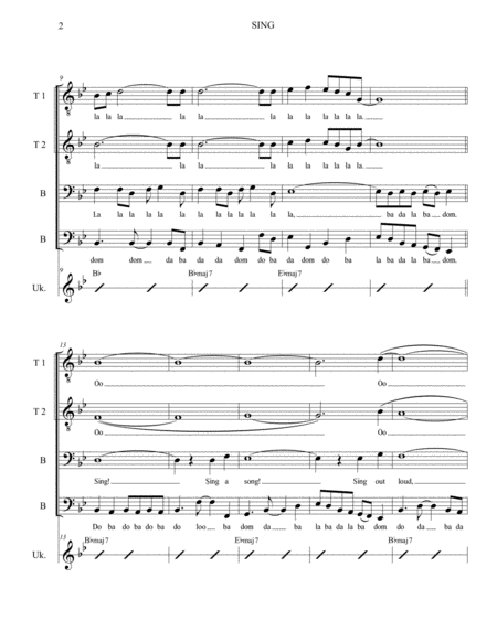 The House Of The Rising Sun Satb In D Minor Page 2