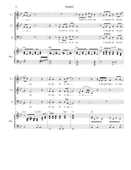 The House Where Love Lives Solo Harp Page 2
