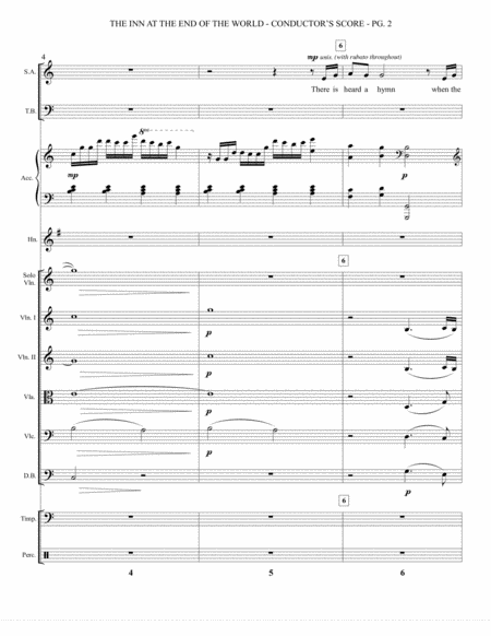 The Inn At The End Of The World Arr Heather Sorenson Full Score Page 2