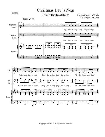 The Invitation A Christmas Musical Vocal Selections Page 2
