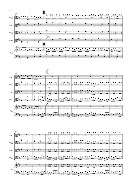 The Irish Washerwoman For Viola Quartet Page 2