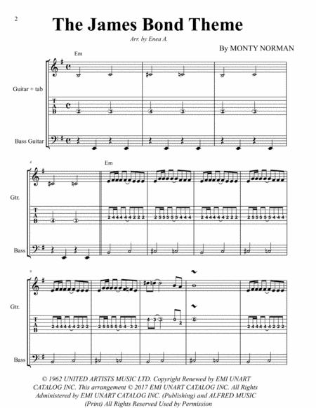 The James Bond Theme Page 2