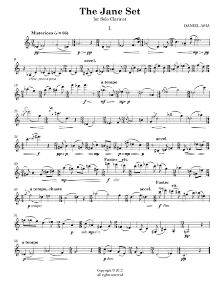 The Jane Set Clarinet Solo Page 2