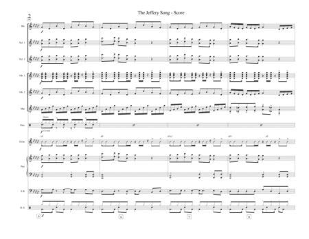 The Jeffery Song Percussion Ensemble Piece Page 2