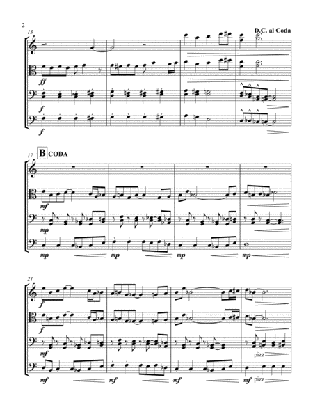 The Kerry Dance Sax Quartet Satb Page 2