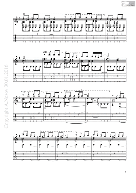 The Last Witch Hunter Sheet Music For Guitar Page 2